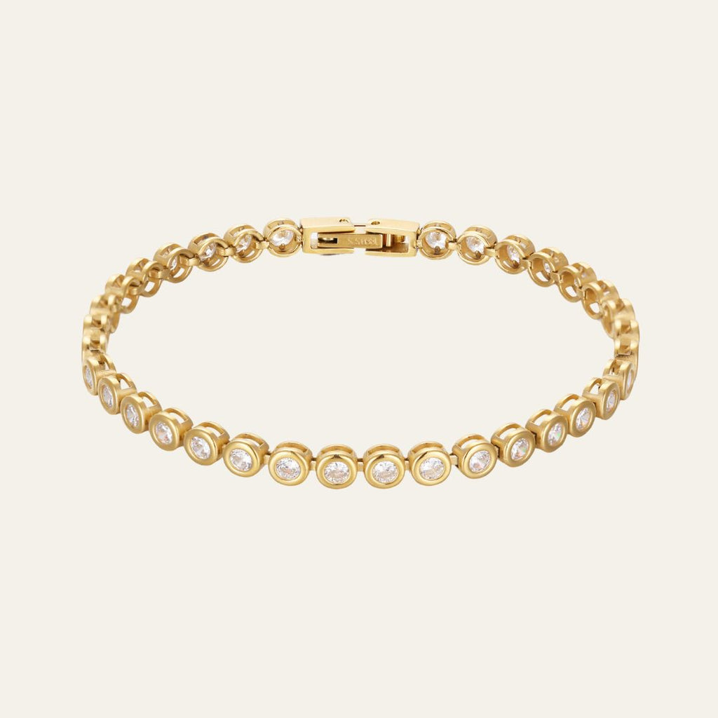 Bezel Tennis Bracelet