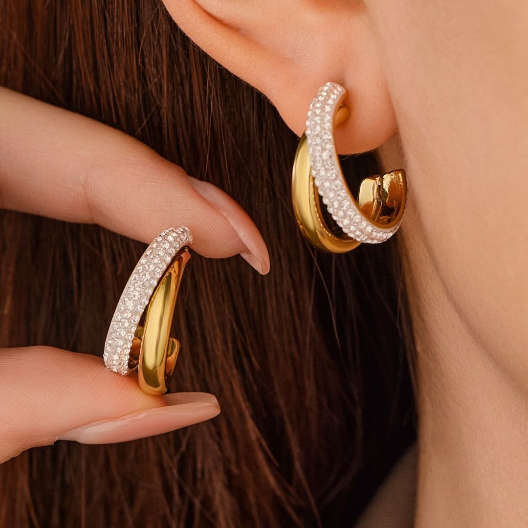 Embellished Muse Hoops